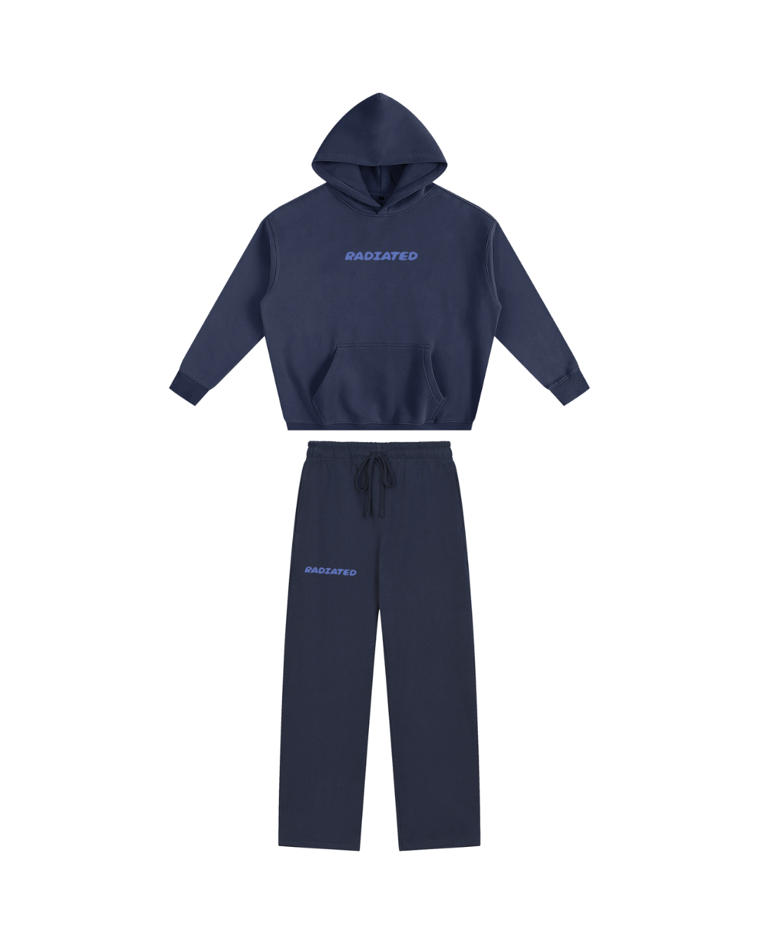 Bubble Full Tracksuit - Blue / Navy