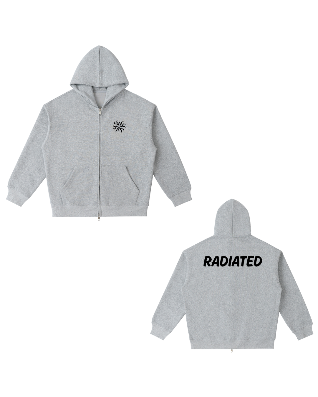 Back Zip up Brava Hoodie